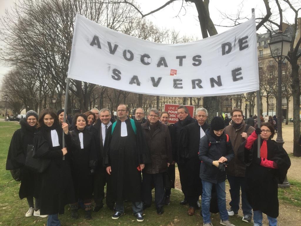 Manifestation des Avocats de Saverne à Paris, 15 janvier 2019