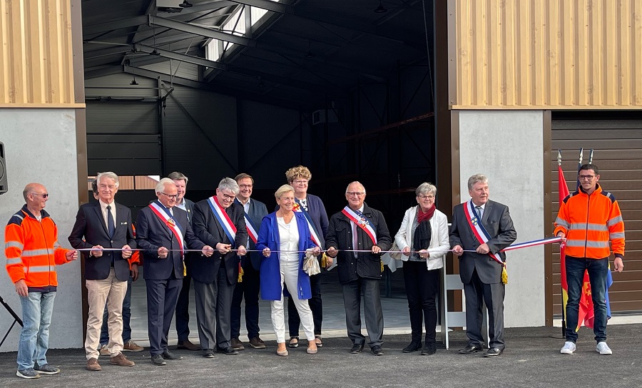 Inauguration des ateliers municipaux, Wingersheim les 4 Bans le 15.10.21